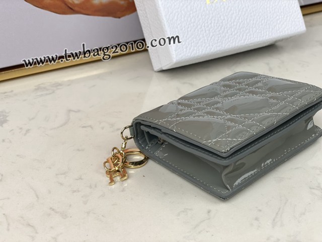 Dior专柜新款钱包迪奥高仿原单lady牛皮零钱包卡包 djfk1583